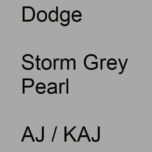 Dodge, Storm Grey Pearl, AJ / KAJ.